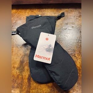 Marmot Black Mittens Gloves Youth XL